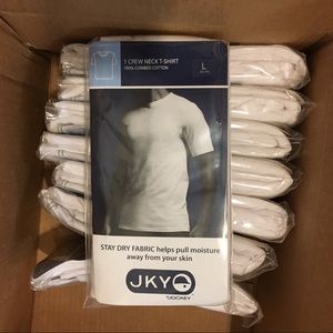 New Men’s White Tees (8 count)